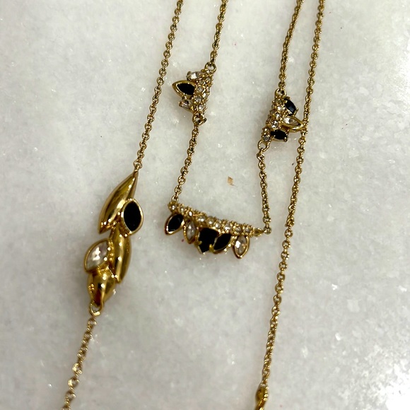 Alexis Bittar Miss Havisham double necklace - Picture 1 of 7